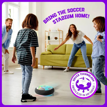 ⚽Rechargeable LED Hover Soccer Ball – Indoor Family Game for Kids