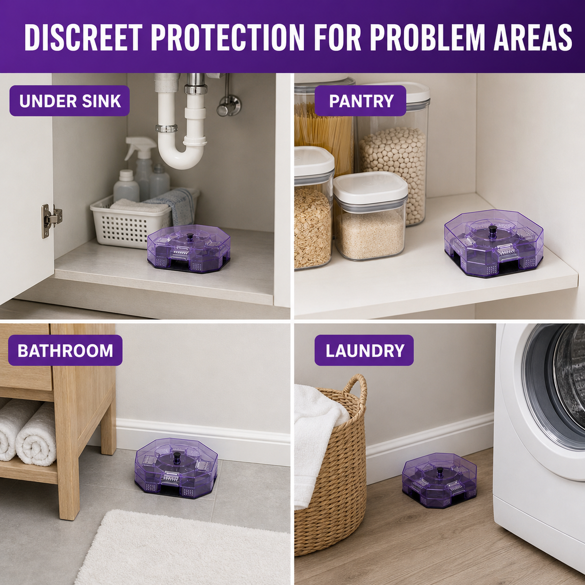 🛡️Reusable No-Spray Roach Trap – Chemical-Free