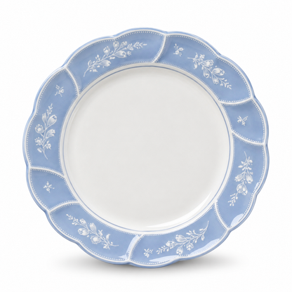 Blue Windmill Pattern Ceramic Plate
