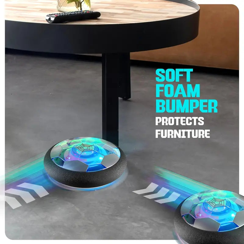 ⚽Rechargeable LED Hover Soccer Ball – Indoor Family Game for Kids