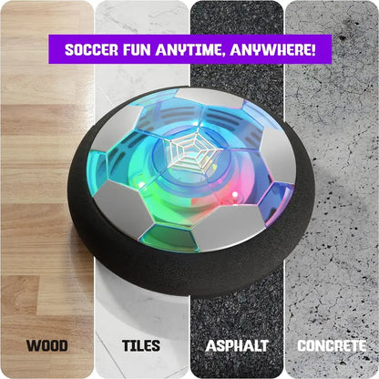 ⚽Rechargeable LED Hover Soccer Ball – Indoor Family Game for Kids