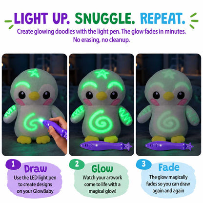 💫Glow Drawing Plush – Draw With Light, Cuddle & Create
